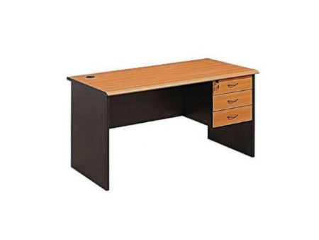 Table de Bureau - 3 Tiroirs 120x60x80 cm