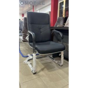 Fauteuil Visiteur Design Pro – Assise Confort + Piètement Chrome