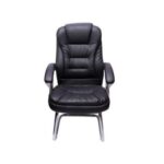 Siège Agent En Simili Cuir - Noir