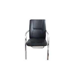 Fauteuil - Visiteur - Simili Cuir - Noir