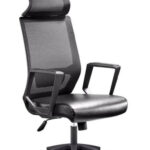 Fauteuil de Bureau Ergonomique à Dossier Filet – Appui-tête Ajusté