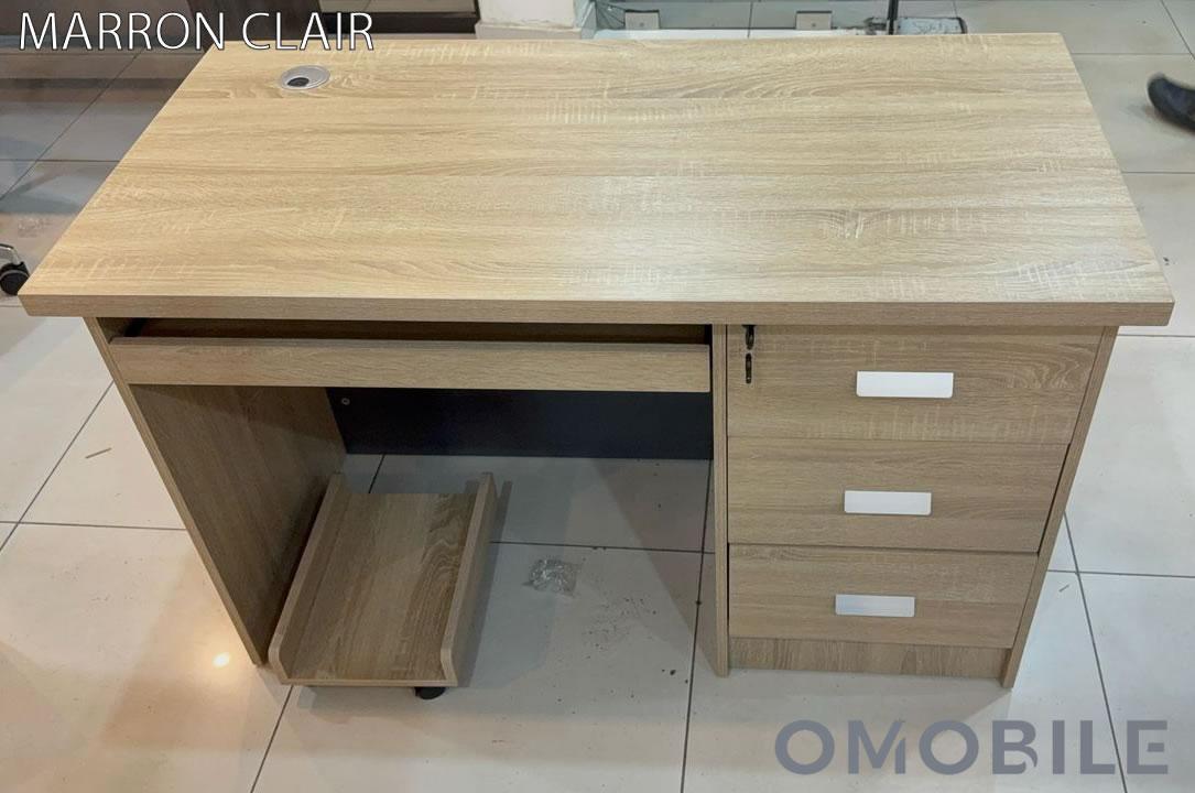 Bureau Agent Élégant Sculpté – 120x60x75 cm – Image 2