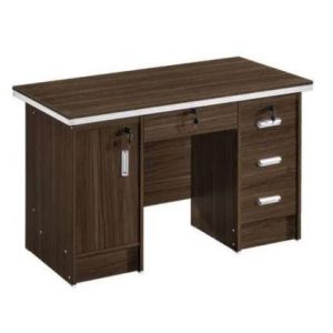 Bureau Moderne 120x60x75 cm avec Tiroirs - Élégance - Rangement & Gain de Place