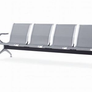 Banquette D'attente 4 Places Inox