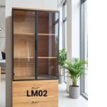 Armoire "Horizon Prestige" – 2 Portes & 3 Tiroirs