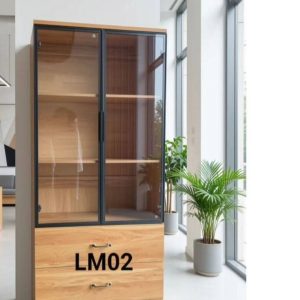 Armoire "Horizon Prestige" – 2 Portes & 3 Tiroirs