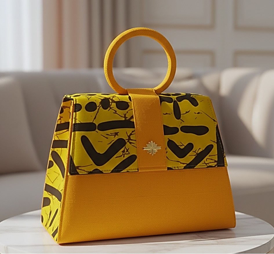 Sac à main Afrik des Aurores - "Rayon de Soleil"