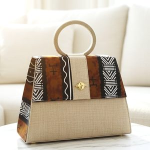 Sac à main Afrik des Aurores - "Cacao Premium"