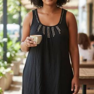 Robe en coton stretch - chic