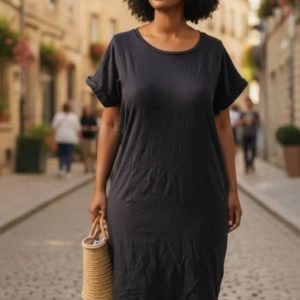Robe en coton stretch - chic