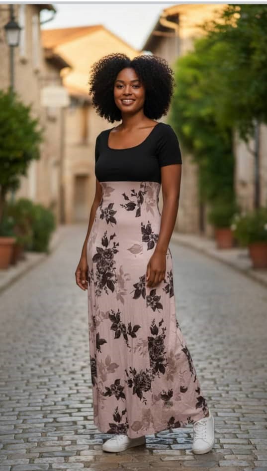 Robe en coton stretch - chic
