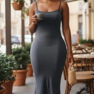 Robe en coton stretch - chic