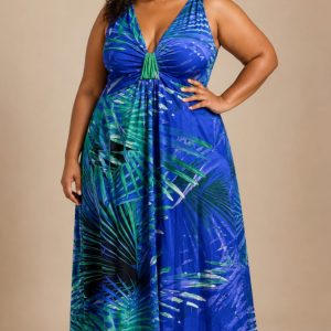Robe en coton stretch - Longue